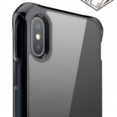 Coque rigide ITSKINS HYBRID GLASS Apple iPhone X/XS Noir