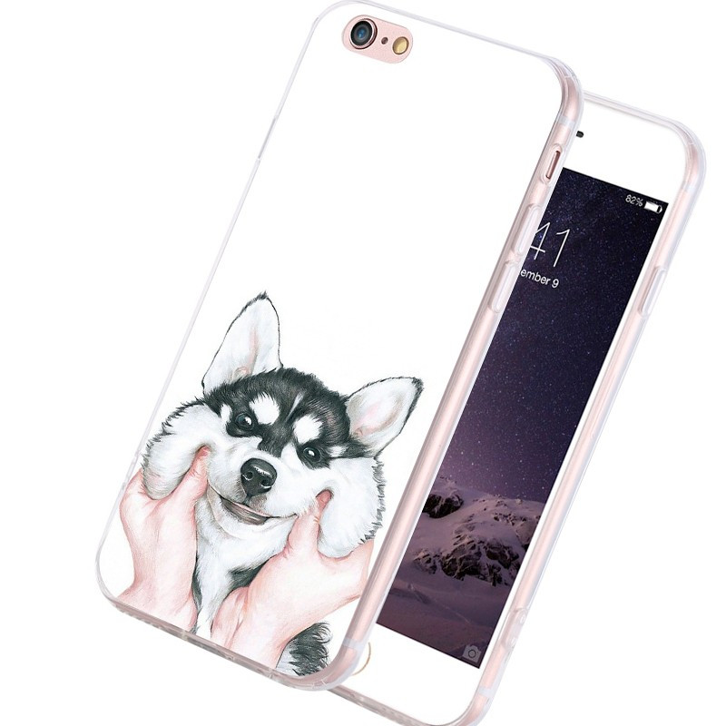 Coque silicone gel HUSKY Apple iPhone 6/6s Plus
