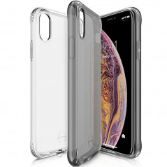 Coque souple ITSKINS NANO GEL DUO Apple iPhone XS MAX Noir-Clair