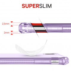 Coque souple ITSKINS Spectrum Clear Apple iPhone XS MAX Violet (Purple)