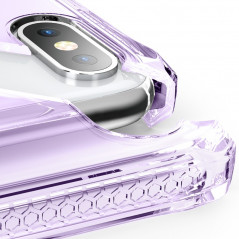 Coque souple ITSKINS Spectrum Clear Apple iPhone XS MAX Violet (Purple)