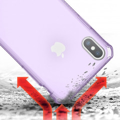 Coque souple ITSKINS Spectrum Clear Apple iPhone XS MAX Violet (Purple)