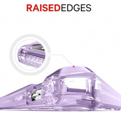Coque souple ITSKINS Spectrum Clear Apple iPhone XS MAX Violet (Purple)