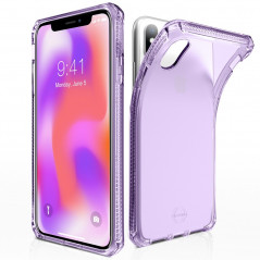 Coque souple ITSKINS Spectrum Clear Apple iPhone XS MAX Violet (Purple)