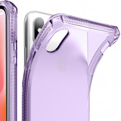 Coque souple ITSKINS Spectrum Clear Apple iPhone XS MAX Violet (Purple)