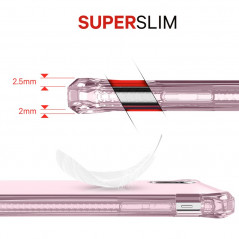 Coque souple ITSKINS Spectrum Clear Apple iPhone XS MAX Rose