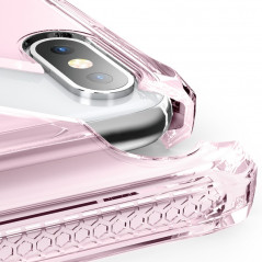 Coque souple ITSKINS Spectrum Clear Apple iPhone XS MAX Rose