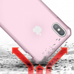 Coque souple ITSKINS Spectrum Clear Apple iPhone XS MAX Rose