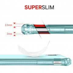Coque souple ITSKINS Spectrum Clear Apple iPhone XS MAX Bleu