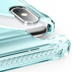 Coque souple ITSKINS Spectrum Clear Apple iPhone XS MAX Bleu