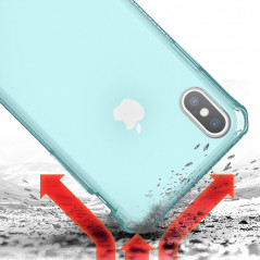 Coque souple ITSKINS Spectrum Clear Apple iPhone XS MAX Bleu