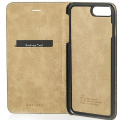 Etui cuir Mike Galeli MARC Series Apple iPhone 7/8/6S/6 Plus Noir