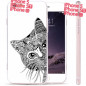 Coque silicone gel CHAT AZTEC Apple iPhone 5/5S/SE