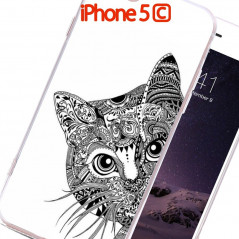 Coque rigide Chat Aztec Apple iPhone 5C