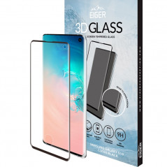 Protection écran verre trempé Eiger 3D GLASS Edge Samsung Galaxy S10