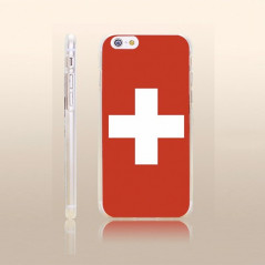 Coque rigide drapeau SUISSE Apple iPhone 6/6S