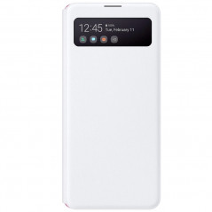 Etui folio Samsung SMART S VIEW EF-EA415P Samsung Galaxy A41 Blanc