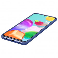 Coque silicone gel doux Samsung EF-PA415T Samsung Galaxy A41 Bleu