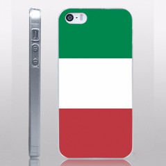 Coque rigide drapeau ITALIE Apple iPhone 5/5S/SE