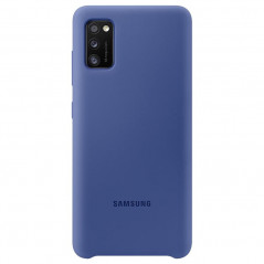 Coque silicone gel doux Samsung EF-PA415T Samsung Galaxy A41 Bleu