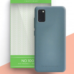 Coque rigide FORTYFOUR No.100 BIO Samsung Galaxy A41 Bleu