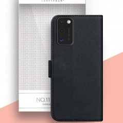 Etui folio FORTYFOUR No.11 Samsung Galaxy A41 Noir