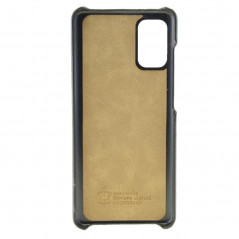 Coque cuir Mike Galeli LENNY Series Samsung Galaxy A41 Noir