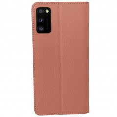 Etui cuir Mike Galeli MARC Series Samsung Galaxy A41 Rose (Blossom)