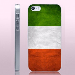 Coque rigide drapeau ITALIE Vintage Apple iPhone 5/5S/SE