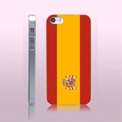 Coque rigide drapeau ESPAGNE Apple iPhone 5/5S/SE