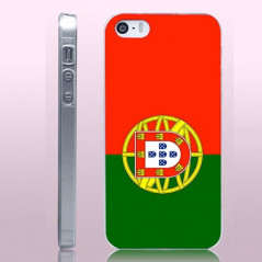 Coque rigide drapeau PORTUGAL Apple iPhone 5/5S/SE
