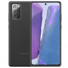 Coque silicone gel doux Samsung EF-PN980T Samsung Galaxy Note 20/20 5G Noir (Mystic Black)