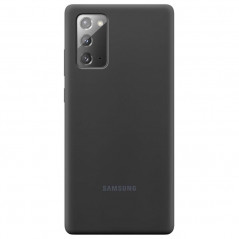 Coque silicone gel doux Samsung EF-PN980T Samsung Galaxy Note 20/20 5G Noir (Mystic Black)