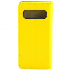 Etui cuir Mike Galeli MARC Series Samsung Galaxy S10e Jaune