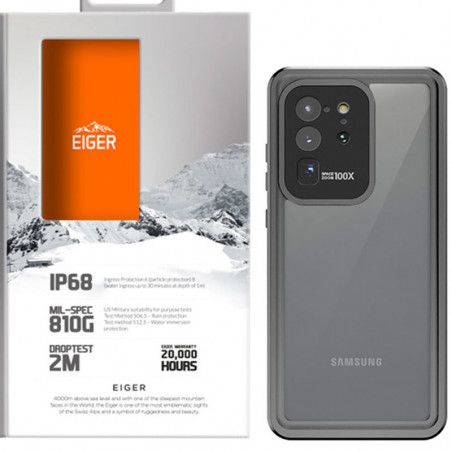 Coque rigide Eiger AVALANCHE Samsung Galaxy S20 Ultra 5G Noir