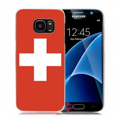 Coque rigide drapeau SUISSE Samsung Galaxy S7