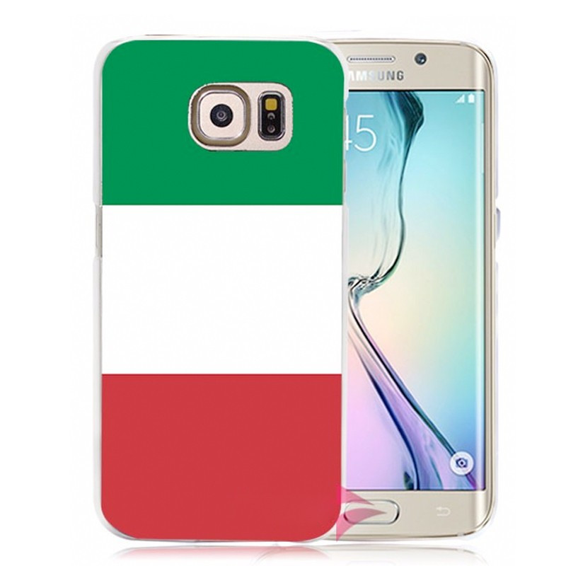 Coque rigide drapeau ITALIE Samsung Galaxy S6 Edge