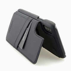 Coque cuir Mike Galeli THILO Series Apple iPhone XS MAX Noir