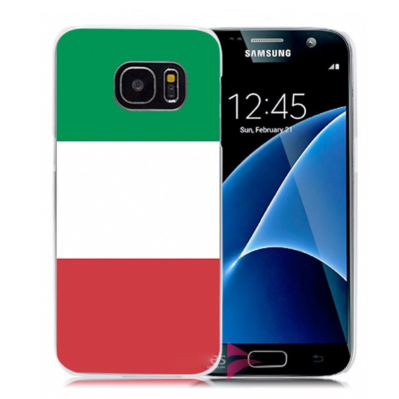 Coque rigide drapeau ITALIE Samsung Galaxy S7