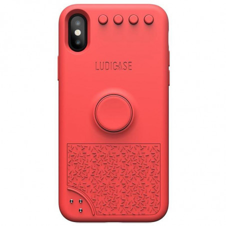 Coque rigide ITSKINS LUDICASE POP Apple iPhone X/XS Rouge