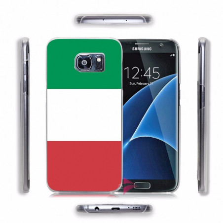 Coque rigide drapeau ITALIE Samsung Galaxy S7 Edge