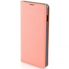 Etui cuir Mike Galeli MARC Series Samsung Galaxy S10 Rose (Corail)