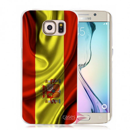 Coque rigide drapeau ESPAGNE Samsung Galaxy S6 Edge