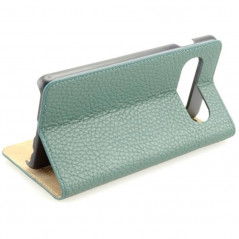 Etui cuir Mike Galeli MARC Series Samsung Galaxy S10 Vert