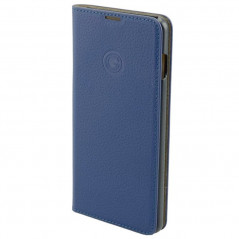 Etui cuir Mike Galeli MARC Series Samsung Galaxy S10 Bleu