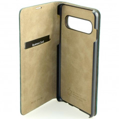 Etui cuir Mike Galeli MARC Series Samsung Galaxy S10 Plus Vert