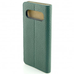 Etui cuir Mike Galeli MARC Series Samsung Galaxy S10 Plus Vert