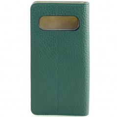 Etui cuir Mike Galeli MARC Series Samsung Galaxy S10 Plus Vert