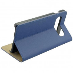 Etui cuir Mike Galeli MARC Series Samsung Galaxy S10 Plus Bleu
