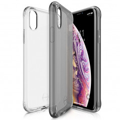 Coque souple ITSKINS NANO GEL DUO Apple iPhone X/XS Noir-Clair